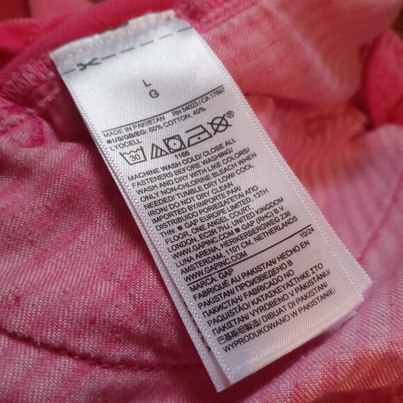 GAP mid rise ultra soft easy horseshoe jeans in sugar pink (L) - Picture 11 of 16